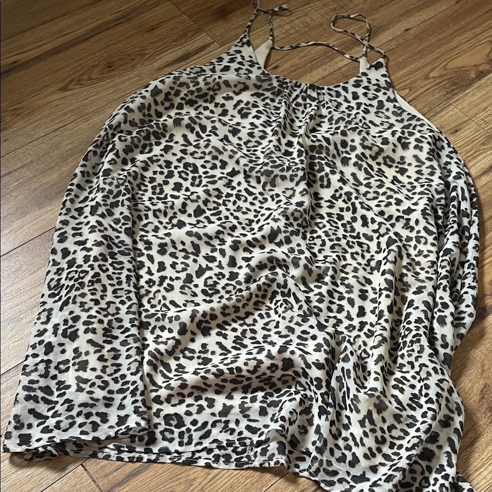 Elegant Leopard Print Camisole Dress 5/$50